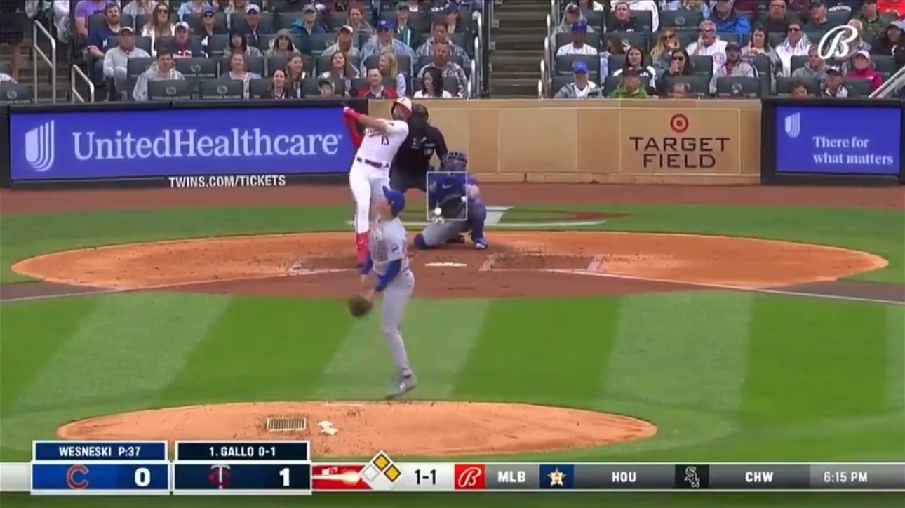 Twins' Joey Gallo CRUSHES a three-run homer to extend lead over Cubs