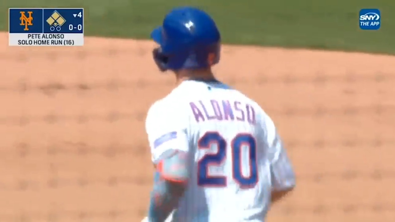 Mets' Pete Alonso crushes another home run vs. the Rays