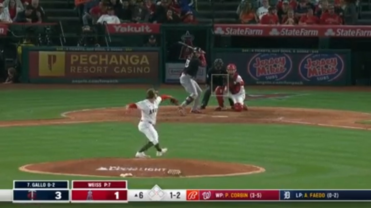 Joey Gallo cranks a solo home run to extend the Twins' lead over the Angels