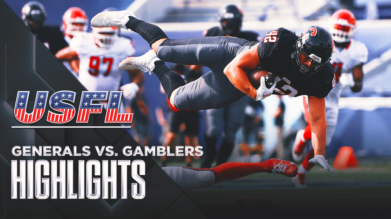 New Jersey Generals vs. Houston Gamblers Highlights | USFL
