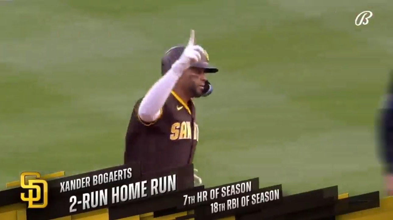 Xander Bogaerts brings the fire with a two-run homer for an early Padres lead over Nationals