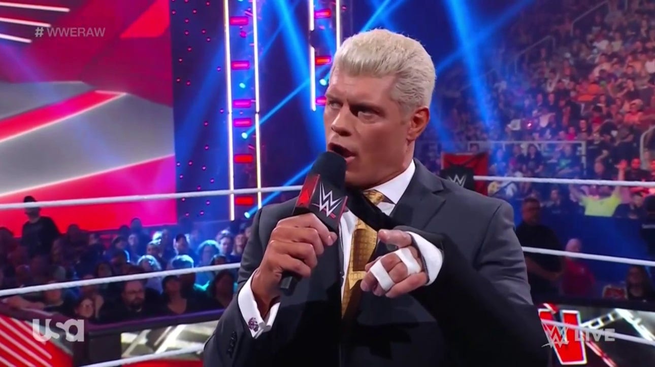 Cody Rhodes issues an open challenge to Brock Lesnar after Night of Champions throwdown | WWE on FOX