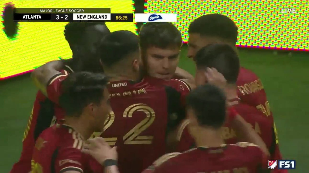 Atlanta United FC takes a 3-2 lead over New England after Miguel Berry scores on a top shelf screamer
