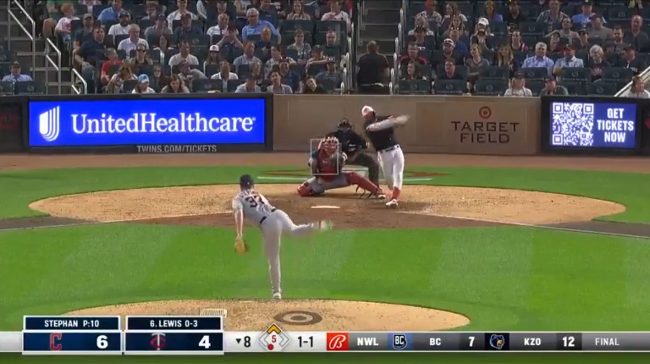 Twins' Royce Lewis smacks a CLUTCH game-tying two-run homer against the Guardians