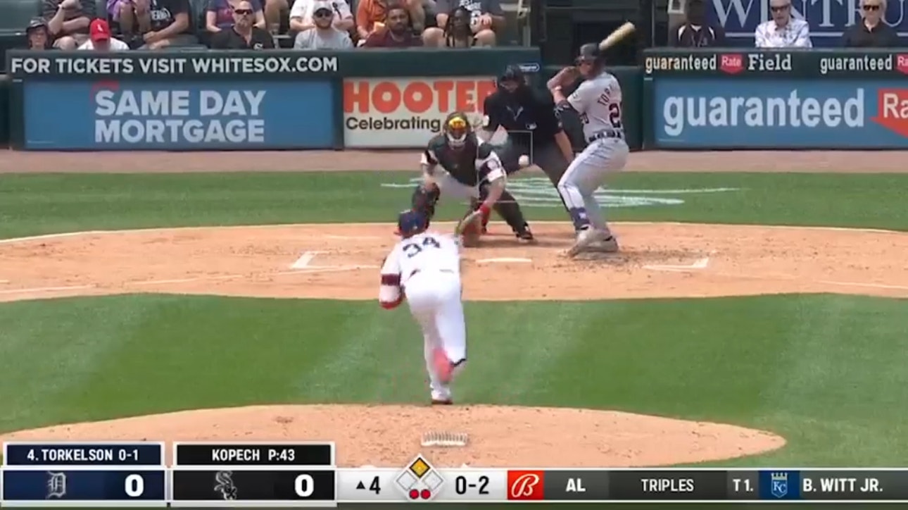 Tigers' Spencer Torkelson smashes a two-run homer against the White Sox