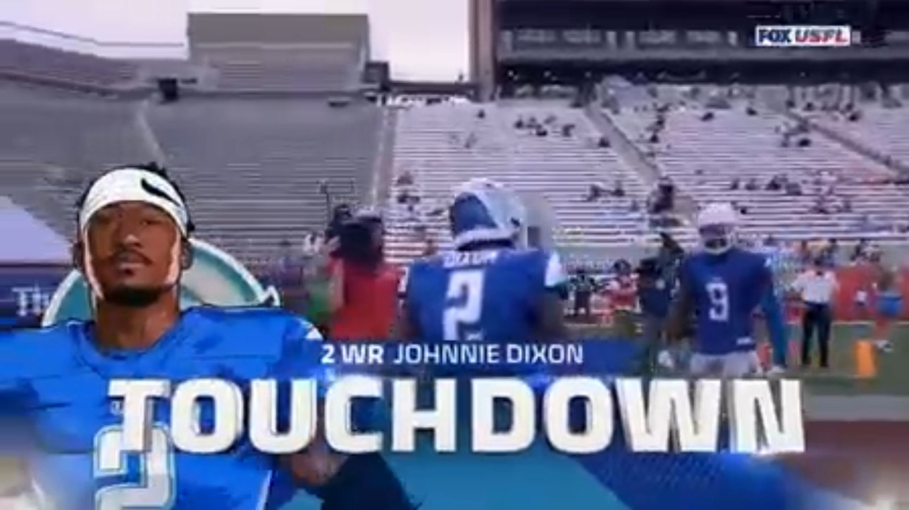 Breakers' Johnnie Dixon DOMINATES with 136 receiving yards and two TDs in victory over Panthers