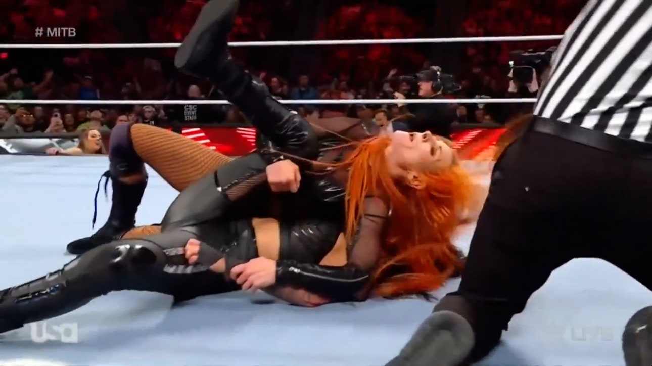 Becky Lynch and Sonya Deville battle in MITB Qualifying Match as Trish Stratus joins ringside