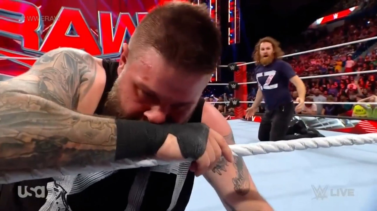 Imperium brawls with Sami Zayn as Gunther defeats Kevin Owens on Monday Night Raw | WWE on FOX