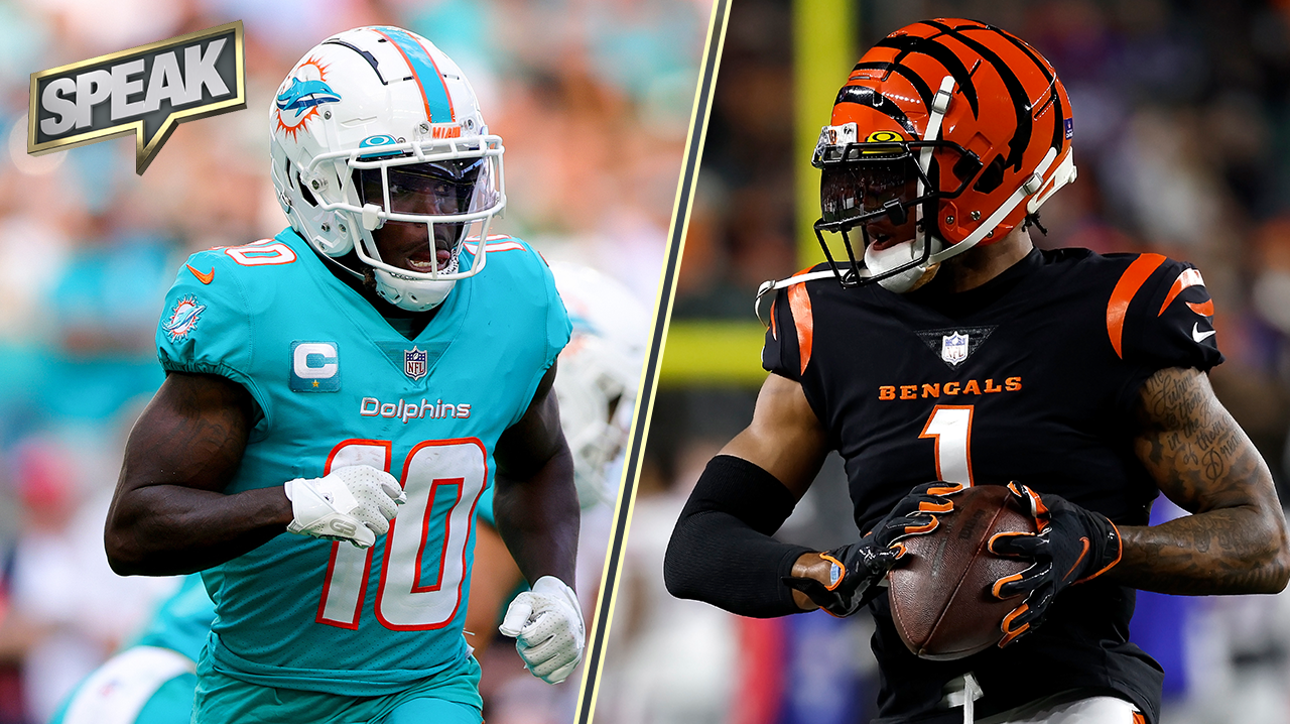 Chase-Higgins & Hill-Waddle highlight Acho’s Top 5 WR duos in the NFL | SPEAK