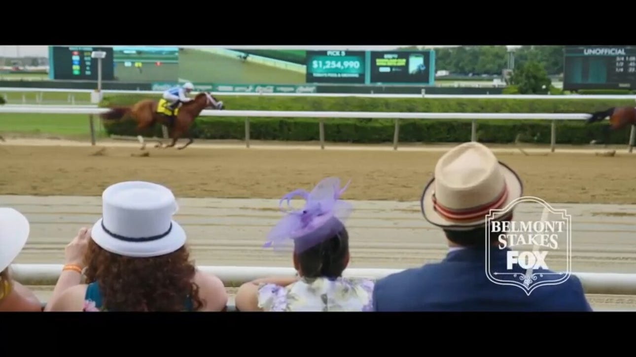 Jets' Sauce Gardner gets us AMPED for the 155th running of the Belmont Stakes on FOX