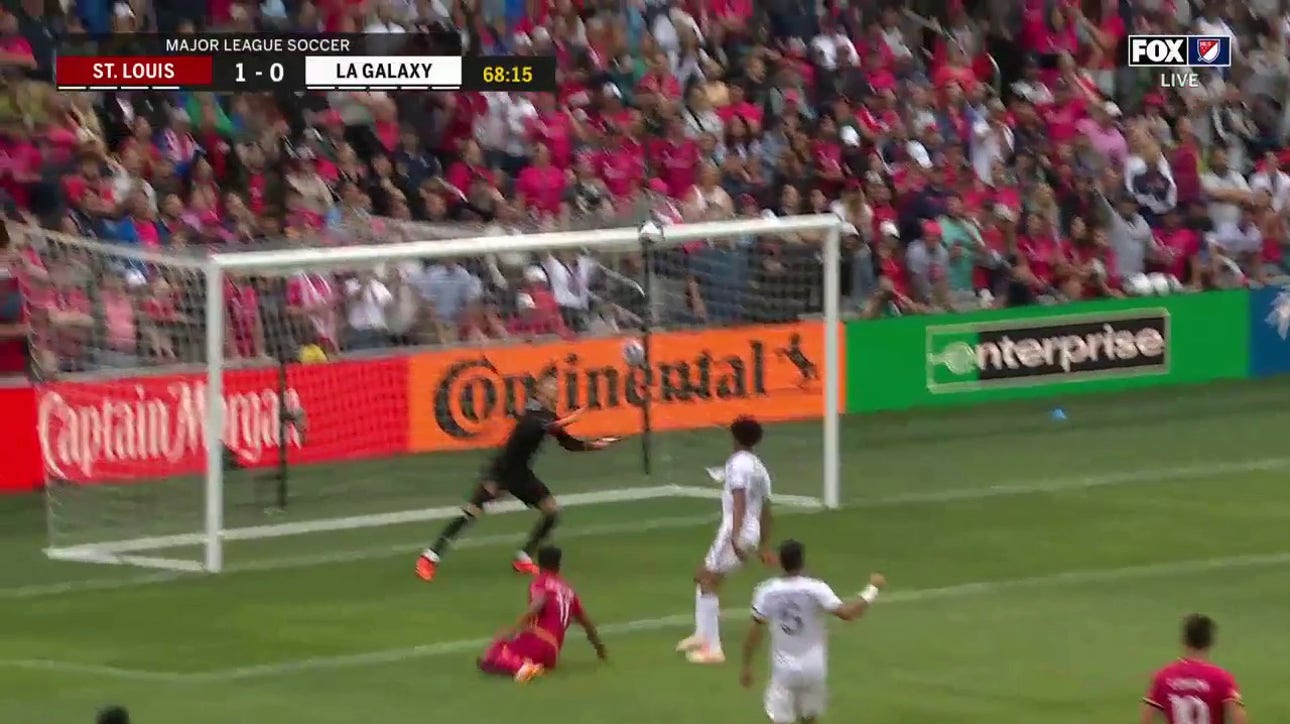 Nicholas Gioacchini converts on an UNREAL chip as St. Louis City SC strike first  vs. L.A. Galaxy
