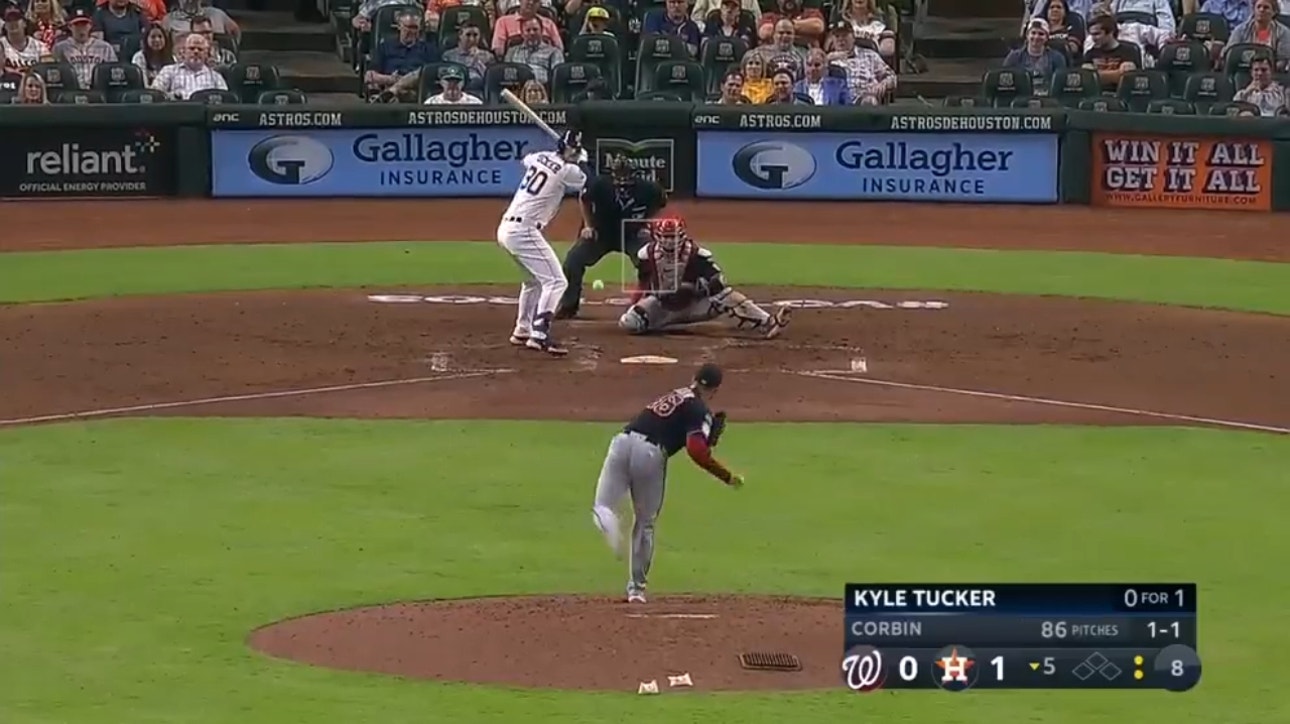 Astros' Kyle Tucker nails a solo home run against the Nationals