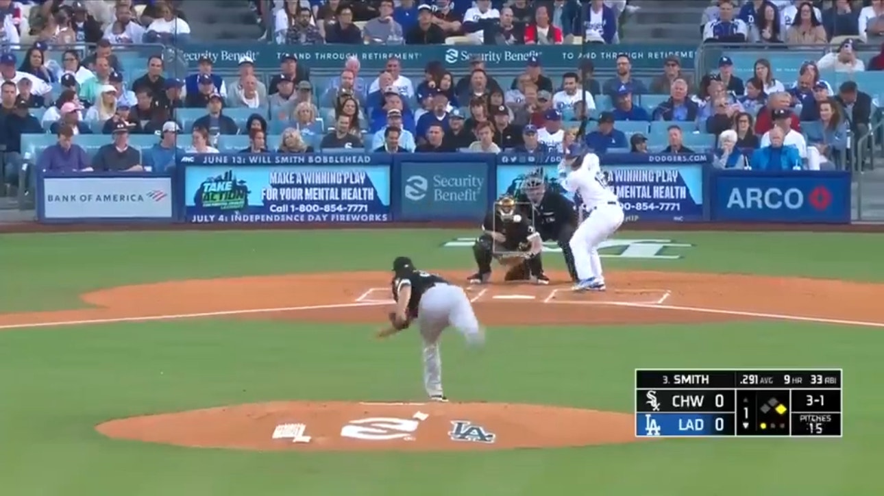 Will Smith knocks a two-run homer as Dodgers grab early lead over White Sox