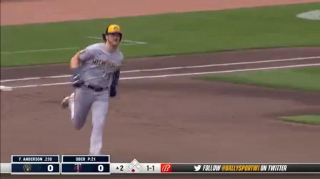 Brewers' Brian Anderson and Luis Urias hit back-to-back home runs against the Twins