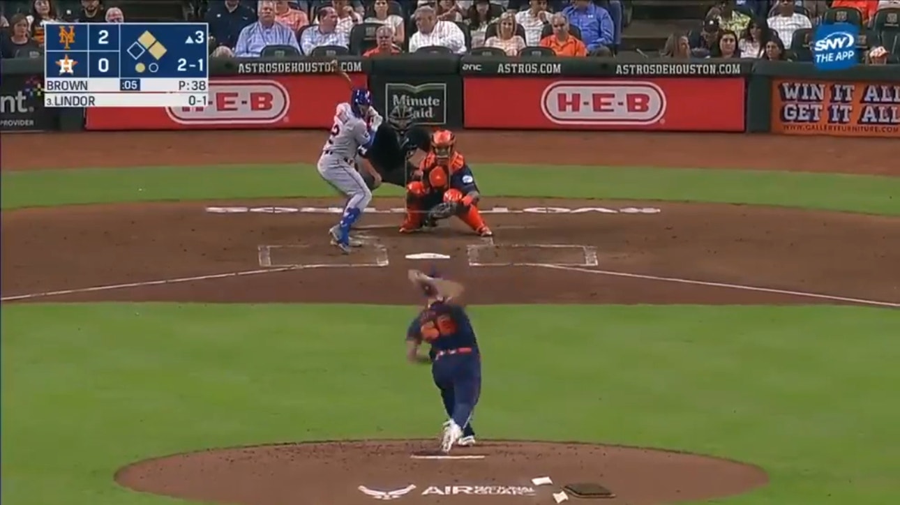 Francisco Lindor launches his 14th homer of the season to extend the Mets' lead over the Astros