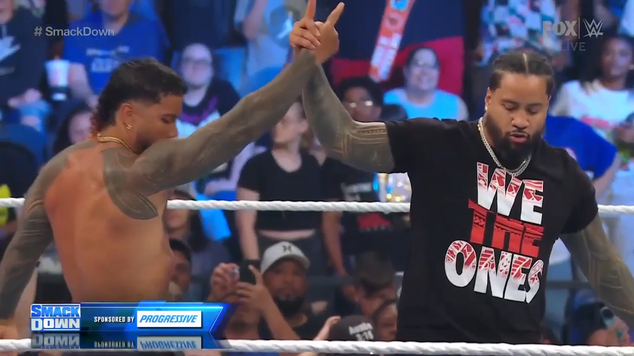 The Usos stand tall against Solo Sikoa during his ringside rampage ahead of the Bloodline Civil War | WWE on FOX