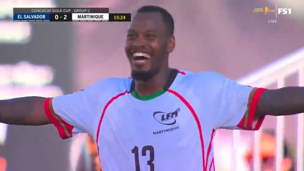 Patrick Burner and Kevin Fortune both score BEAUTIFUL goals as Martinique grabs a 2-0 lead over El Salvador