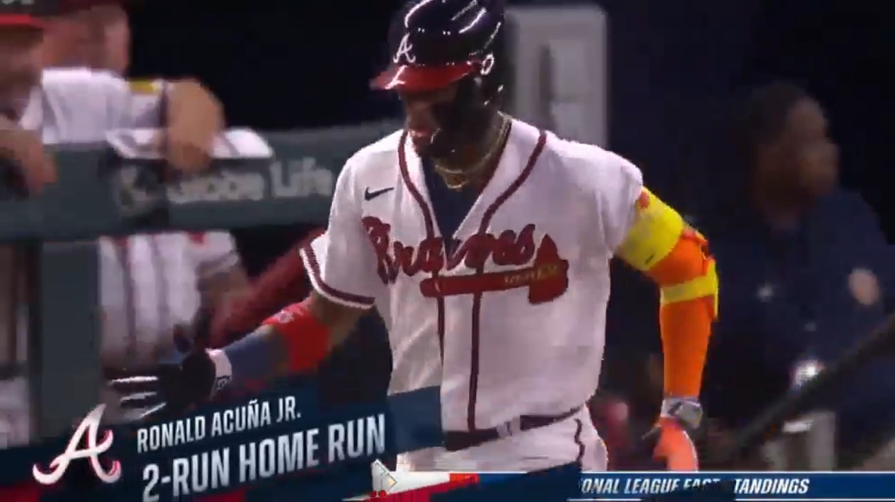 Braves' Marcell Ozuna and Ronald Acuña Jr. go yard to take a 4-1 lead over the Twins in the seventh inning