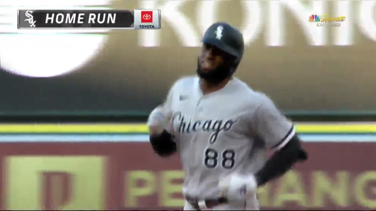 White Sox's Luis Robert Jr. crushes a solo homer to grab an early lead over the Angels