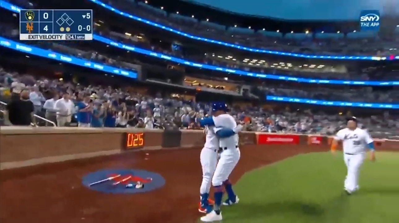 Brandon Nimmo smashes his second homer vs. Brewers to extend the Mets' lead