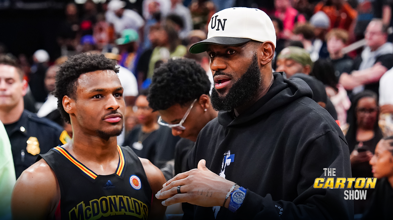 LeBron once again reveals intentions to play alongside son Bronny | THE CARTON SHOW