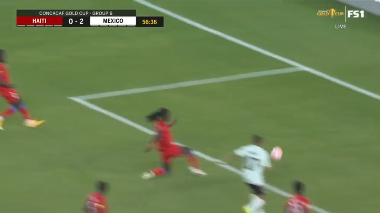 Ricardo Adé's costly own goal helps Mexico double its lead against Haiti