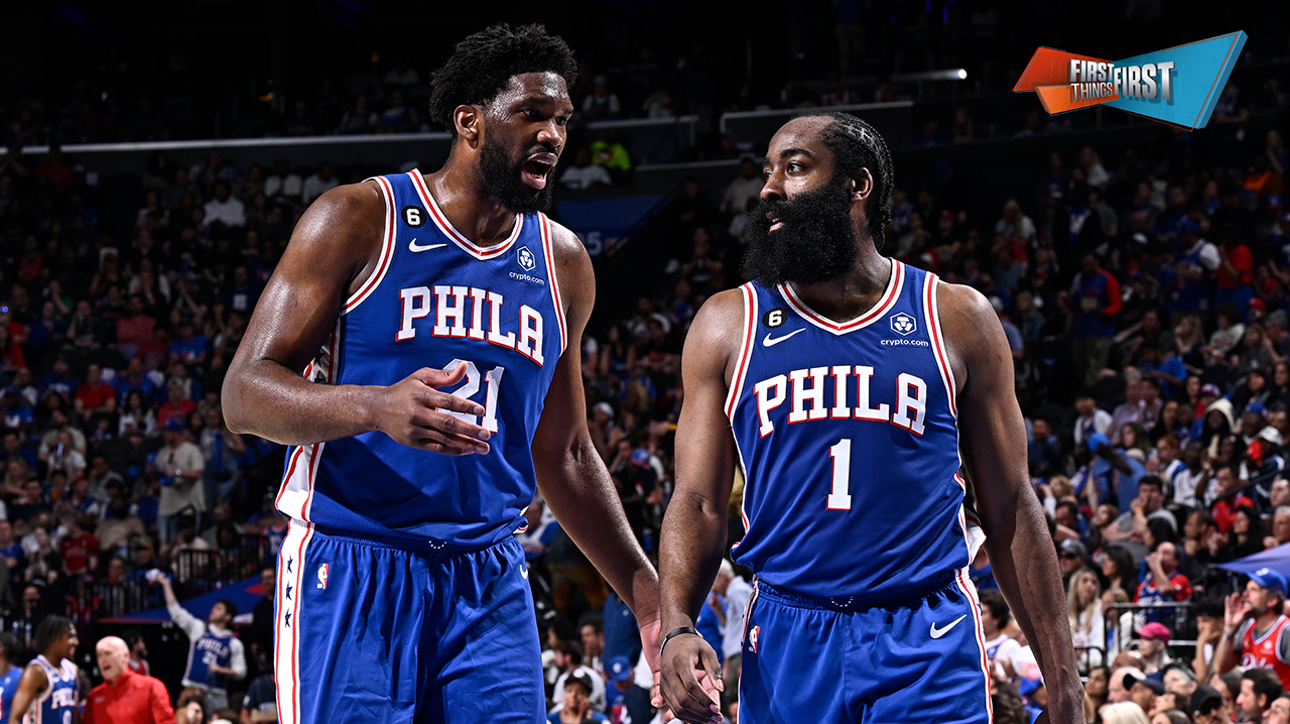 What does James Harden's exit tell you about Joel Embiid as a teammate? | FIRST THINGS FIRST