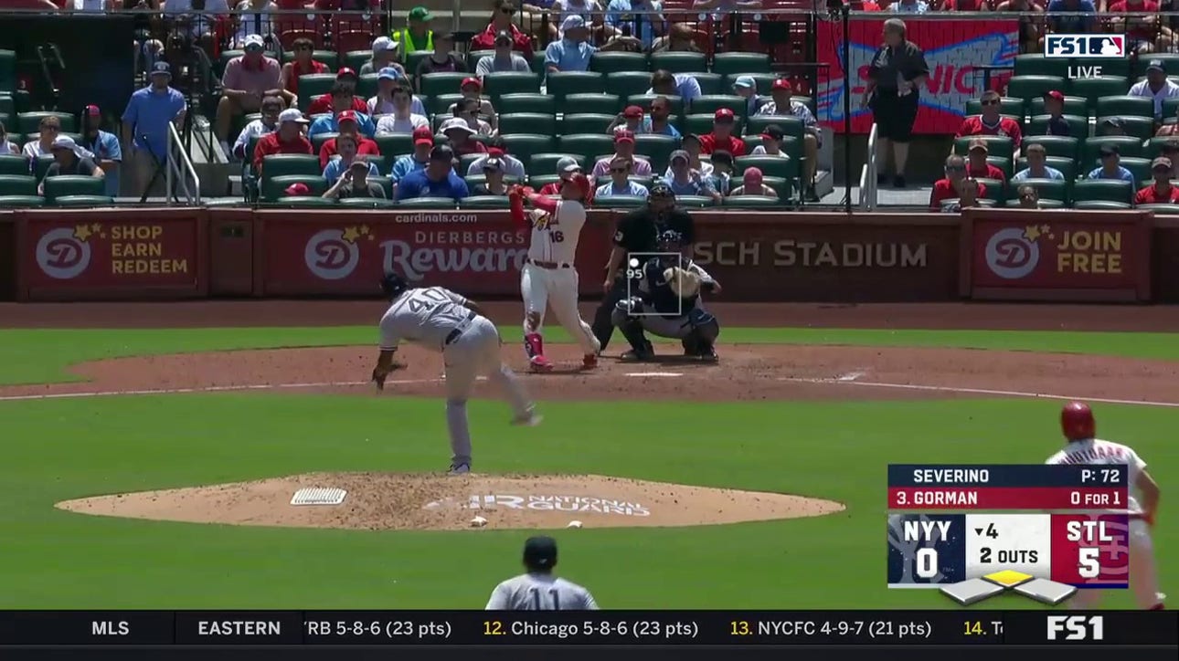Nolan Gorman CRUSHES a two-run homer as Cardinals extend lead over Yankees