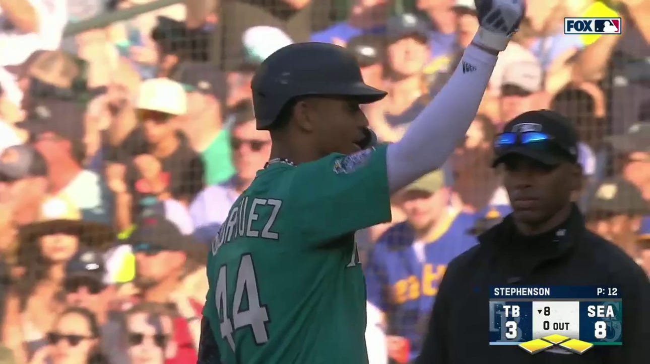 J.P. Crawford and Julio Rodriguez both hit RBI singles to extend the Mariners' lead over the Rays