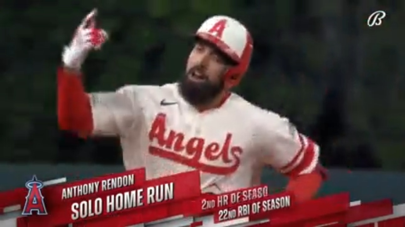 Angels' Anthony Rendon smacks a solo homer against the Diamondbacks
