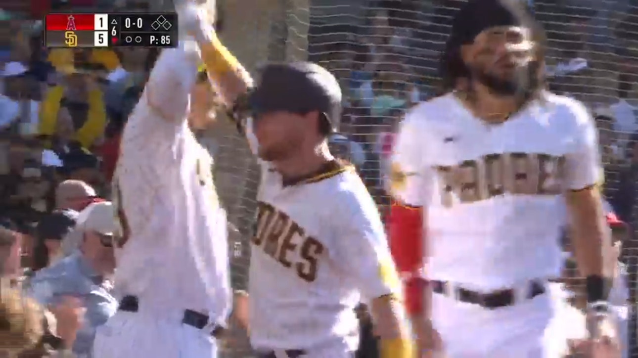 Xander Bogaerts and Jake Cronenworth crank back-to-back homers to extend the lead against the Angels