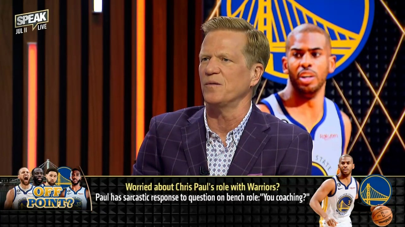 Worried about Chris Paul's role with Warriors after 'You coaching' response? | NBA | SPEAK