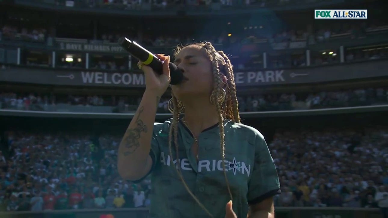 2023 MLB All-Star Game: Kiana Lede performs the National Anthem | MLB on FOX