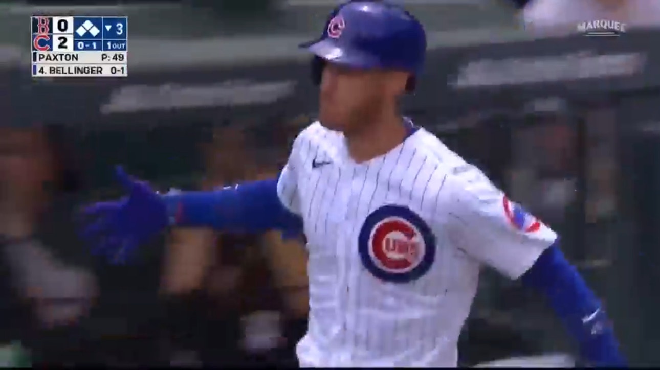 Cody Bellinger's GRAND SLAM extends the Cubs' lead over the Red Sox