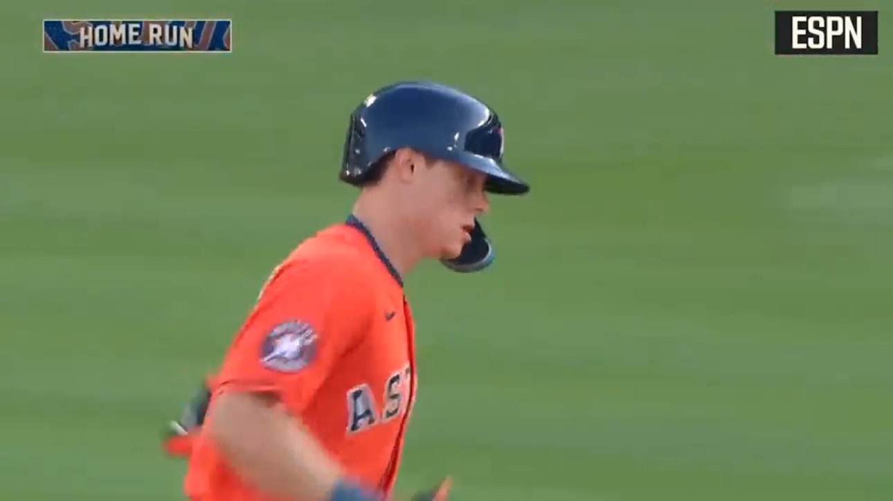 Astros' Chas McCormick and Jake Meyers both BLAST solo home runs to tie the game against the Angels