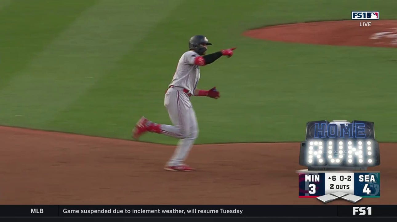 Joey Gallo CLOBBERS a solo home run to cut the Twins' deficit against the Mariners