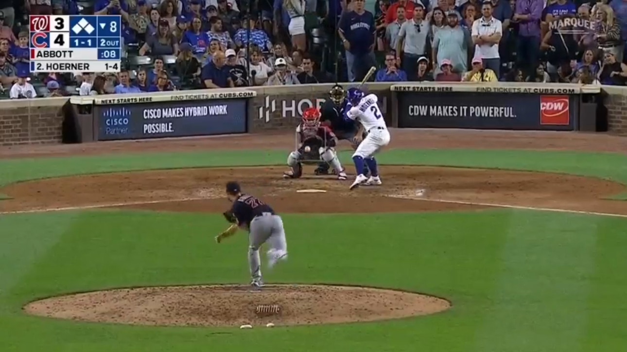 Nico Hoerner crushes a grand slam to extend the Cubs' lead over the Nationals