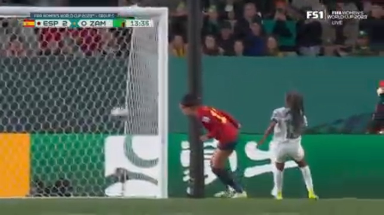 Teresa Abilleira and Jenni Hermoso both find the net to give Spain an early 2-0 lead over Zambia