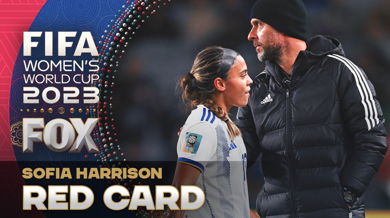 Philippines' Sofia Harrison receives a RED CARD for her tackle vs. Norway | 2023 FIFA Women's World Cup