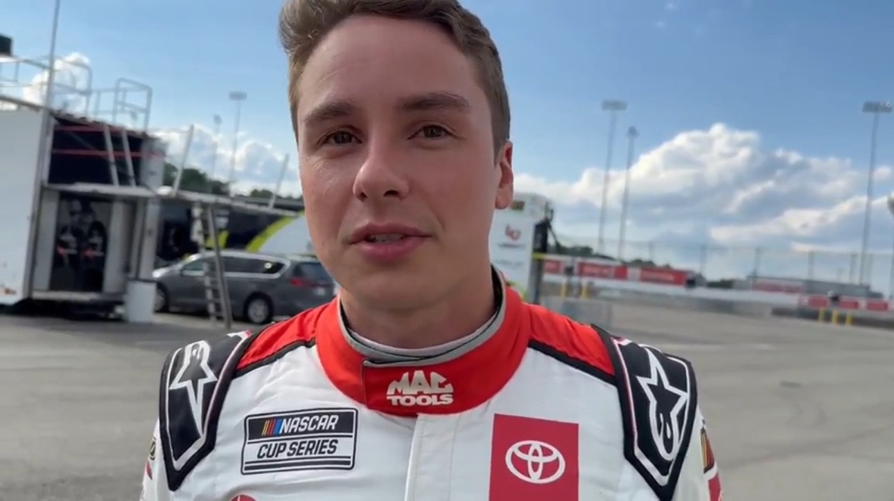 Christopher Bell explains how the car felt during the short-track race test at Richmond Raceway