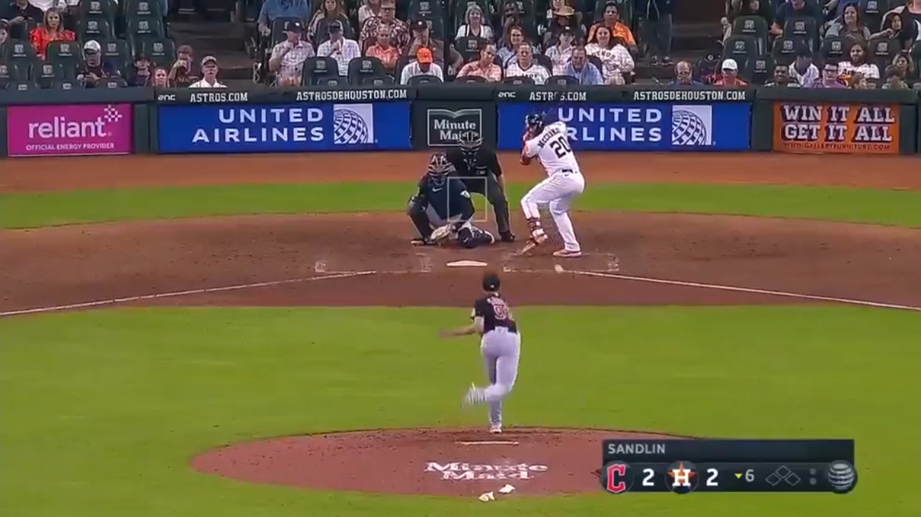 Chas McCormick slams his second home run of the game as the Astros grab the lead over the Guardians