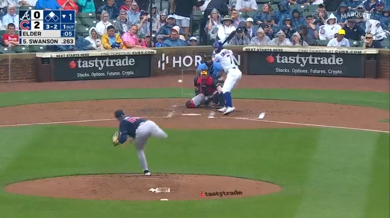 Dansby Swanson nails a two-run homer against his former team, part of a five-run Cubs first inning against the Braves
