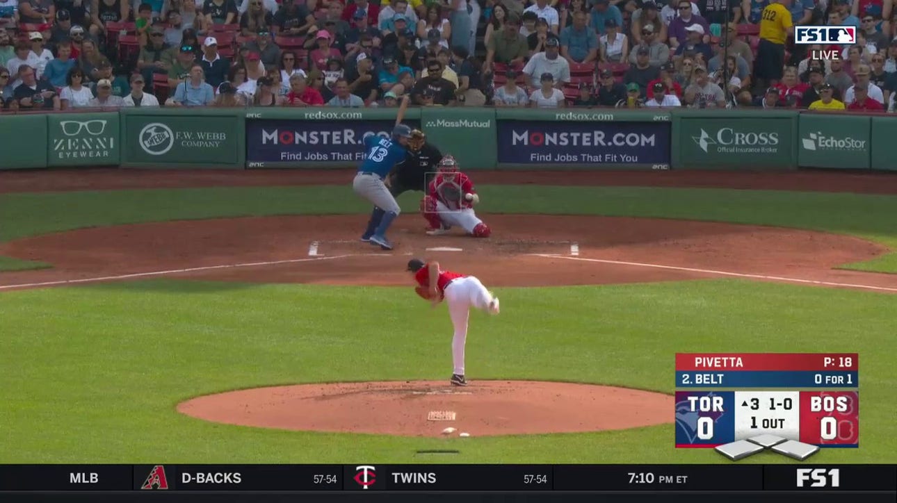 Brandon Belt smashes a home run to get the Blue Jays started against the Red Sox