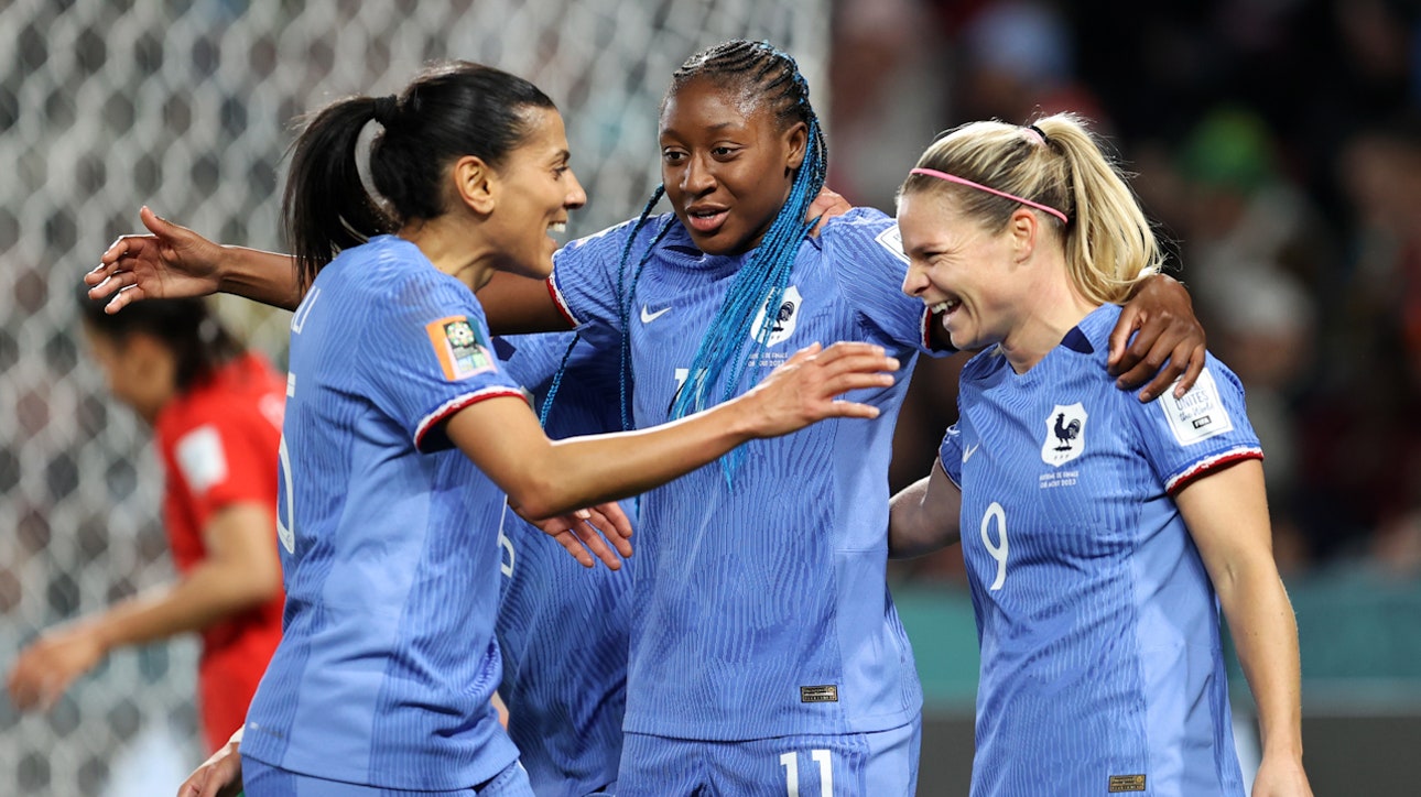 France scores THREE goals in the first half to take a comfortable lead over Morocco | 2023 FIFA Women's World Cup