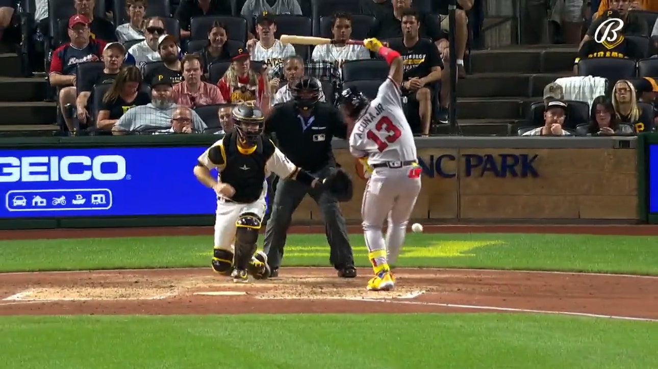 Braves’ Ronald Acuña Jr. was hit by a Colin Holderman pitch and exited the game shortly after