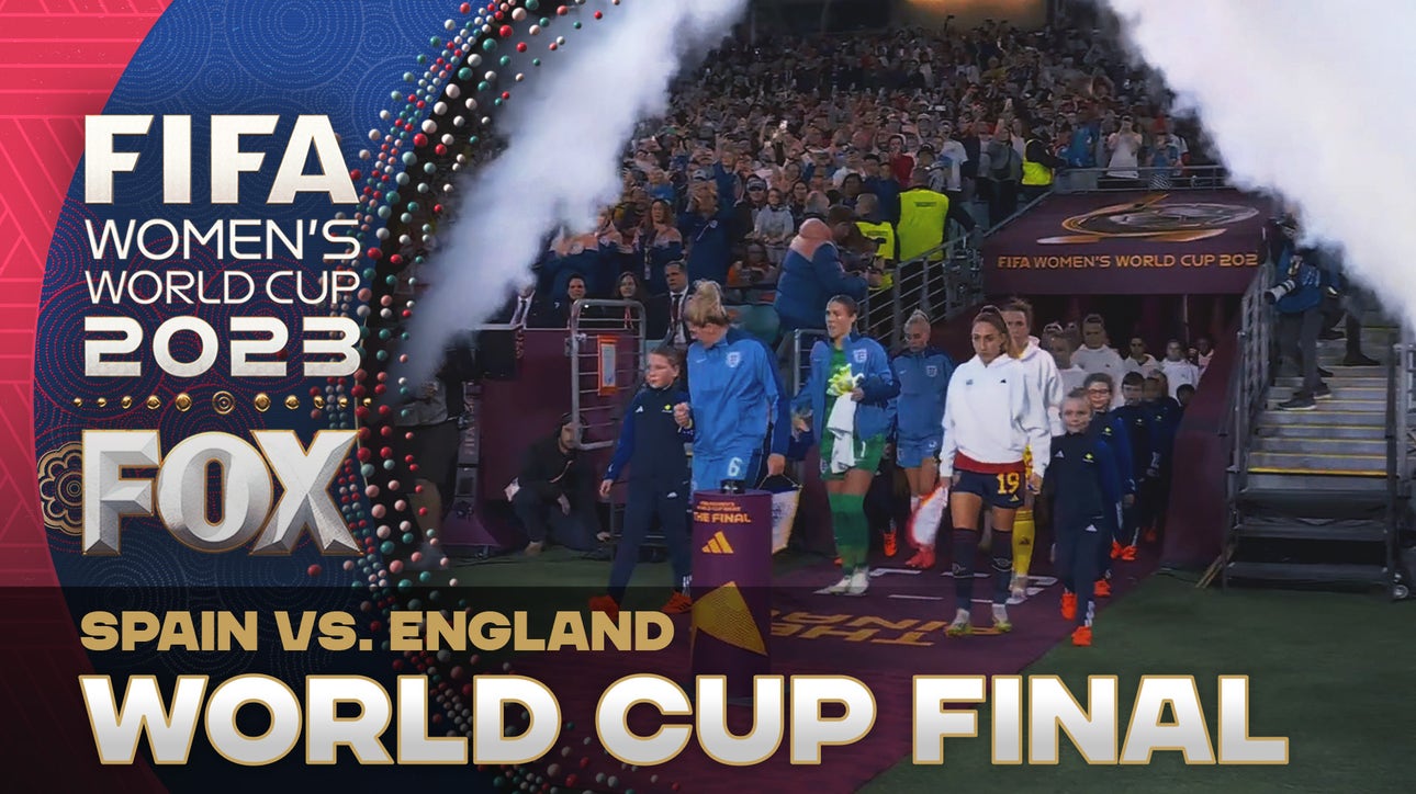 Spain and England walk outs and national anthems ahead of the 2023 FIFA Women's World Cup Final