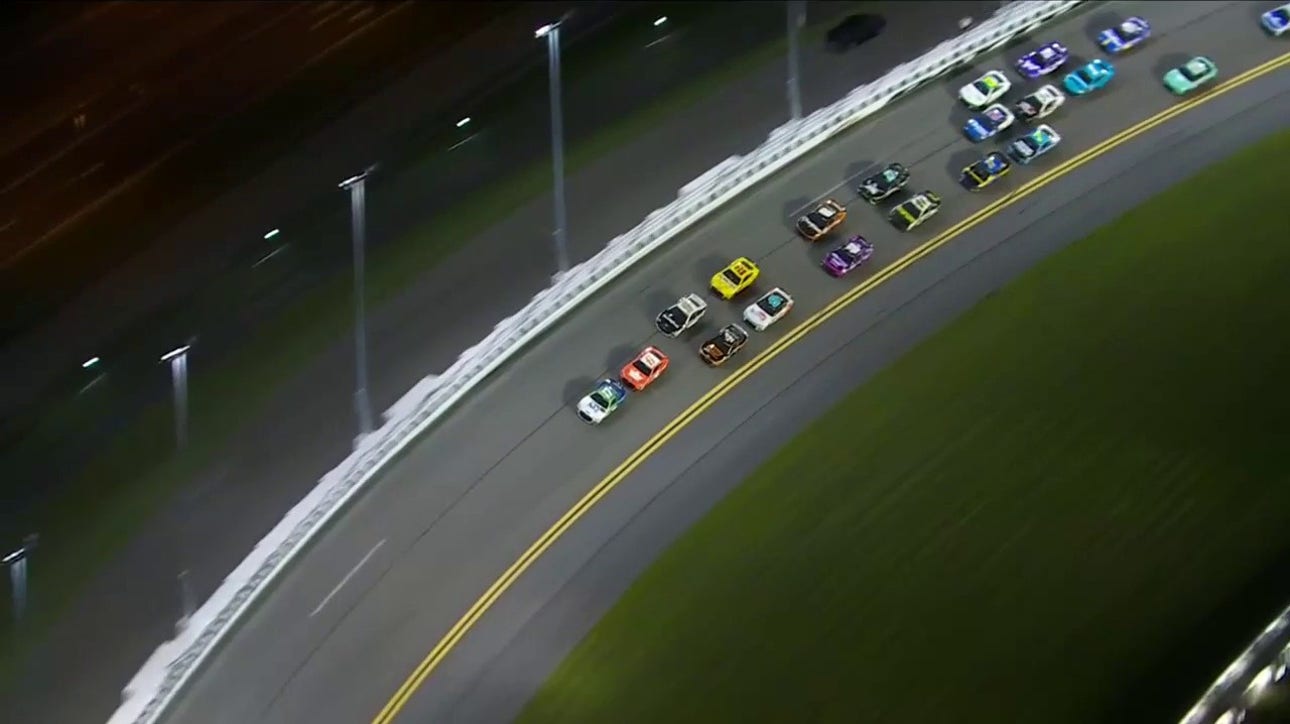 FINAL LAPS: Chris Buescher earns the checkered flag at Daytona International Speedway
