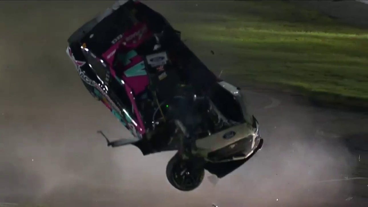 Ryan Preece flips nearly a dozen times in a scary wreck at the Coke Zero Sugar 400