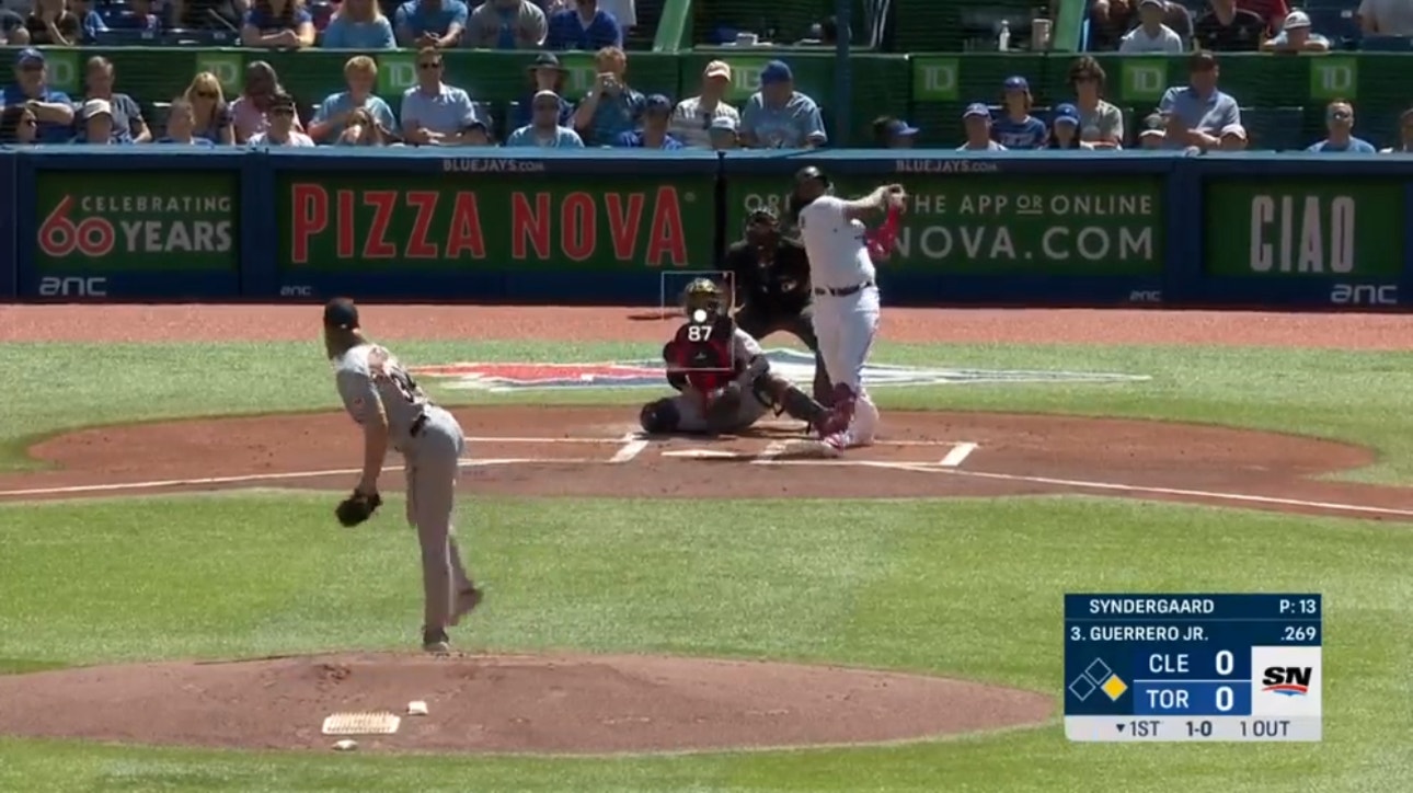 Blue Jays' Vladimir Guerrero Jr. belts a 415-ft homer to grab lead over Guardians