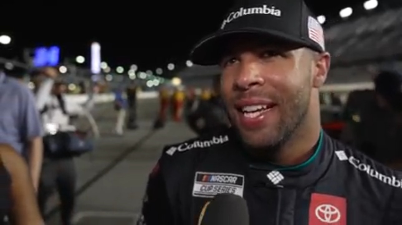Bubba Wallace discusses his emotional state throughout the race and what his playoff berth says about his legacy as a driver